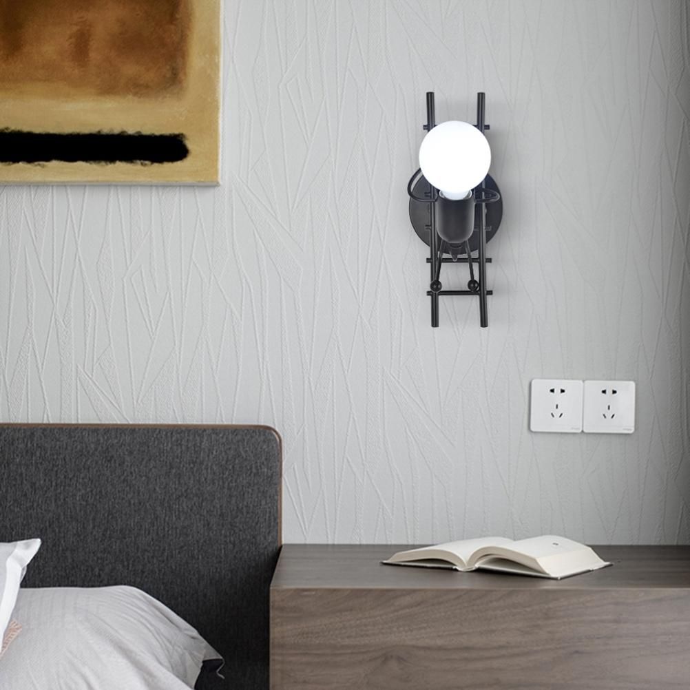 Creative Humanoid Indoor LED Wall Lamp Modern Wall Lamp Art Decoration Wall view 7