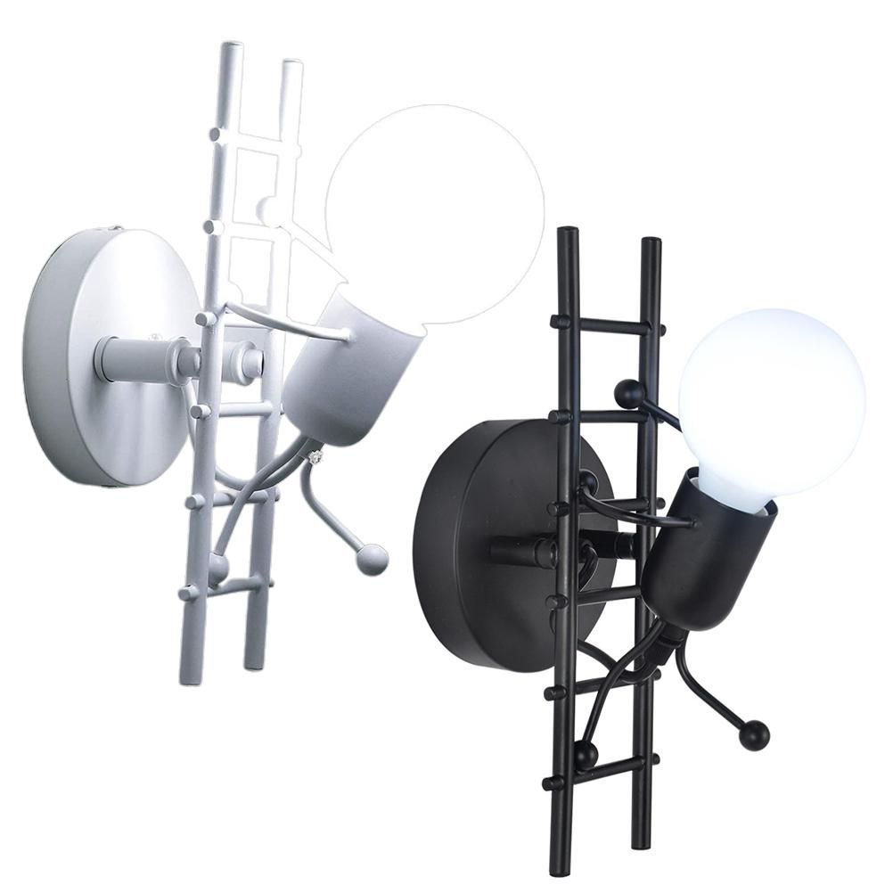 Creative Humanoid Indoor LED Wall Lamp Modern Wall Lamp Art Decoration Wall view 10