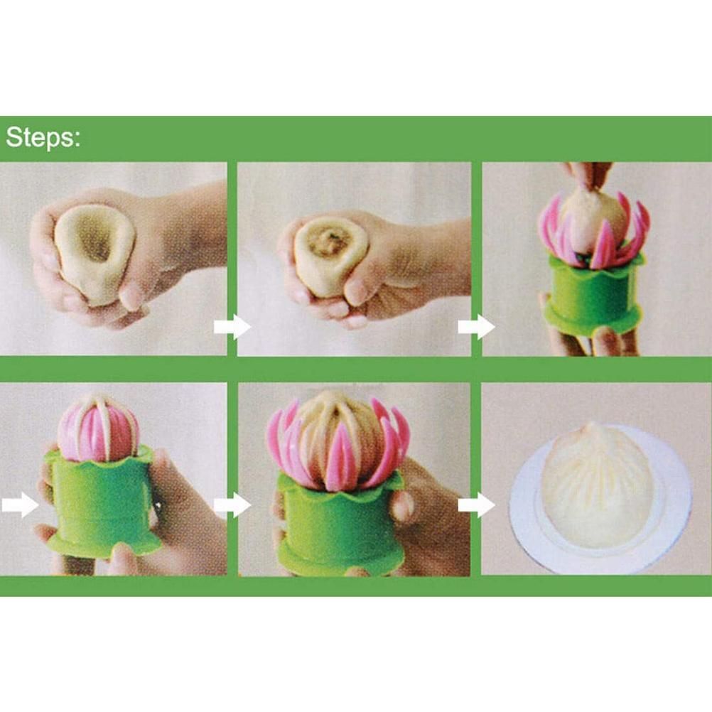 2PCS Manual Dumpling Mold Steamed Stuffed Bun Mold DIY Pastry Pie Mold for view 13
