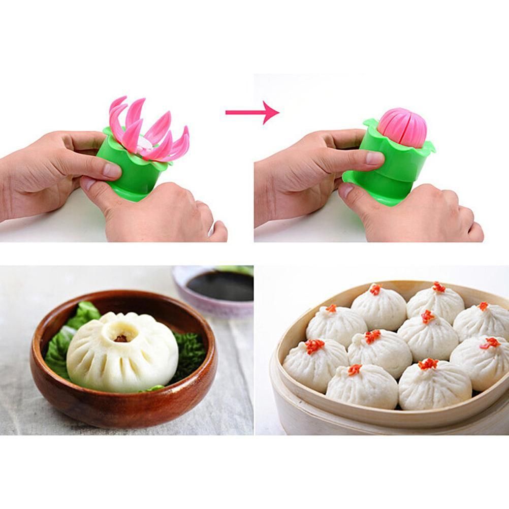2PCS Manual Dumpling Mold Steamed Stuffed Bun Mold DIY Pastry Pie Mold for view 15