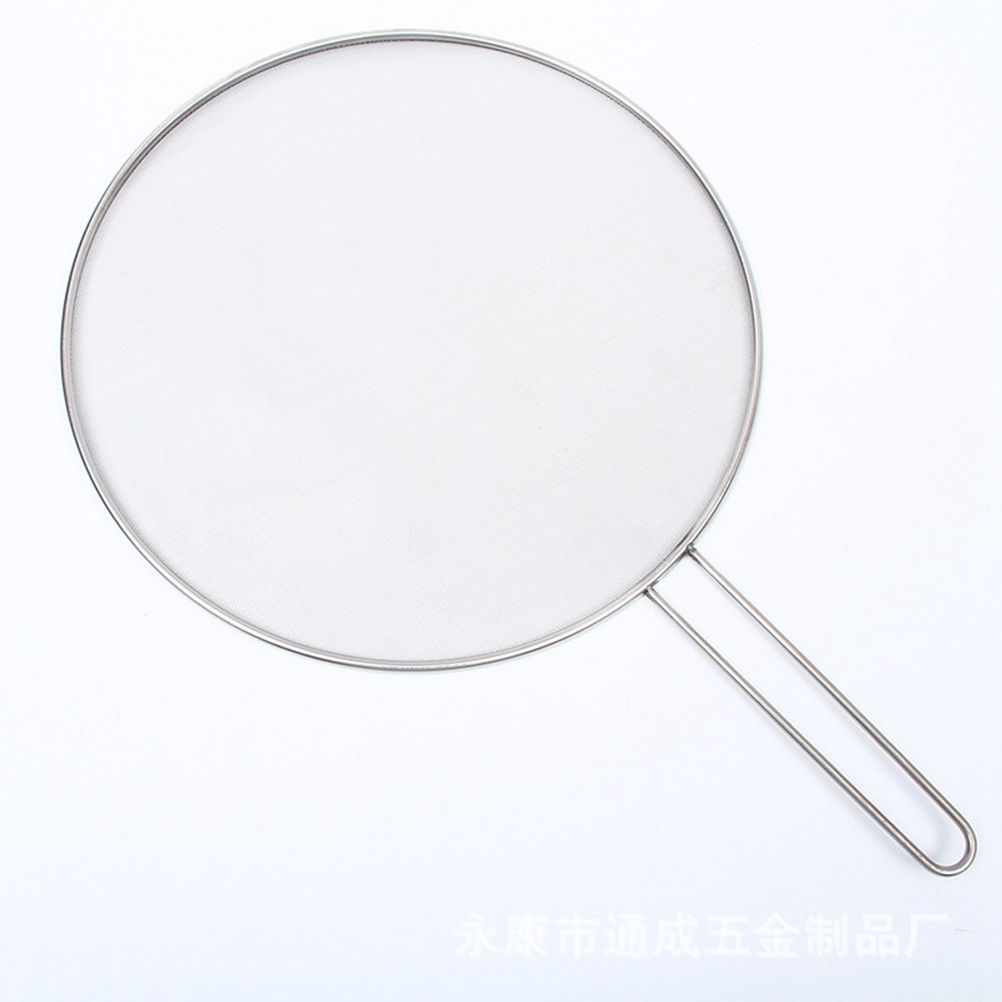 Kitchen Splatter Screen Stainless Steel Splatter Guard Fine Mesh Screen view 2