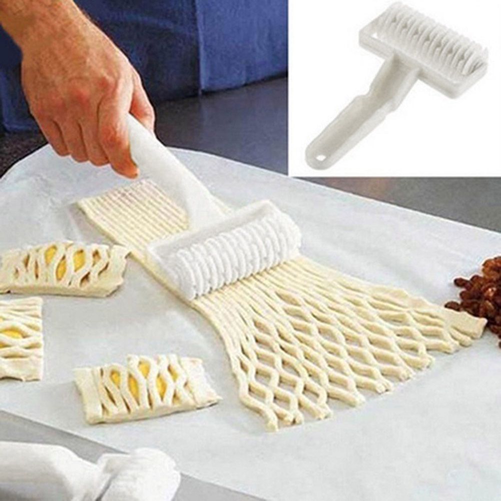 Lattice Dough Cutter Pastry Lattice Roller Cutter Kitchen Baking Tool view 2