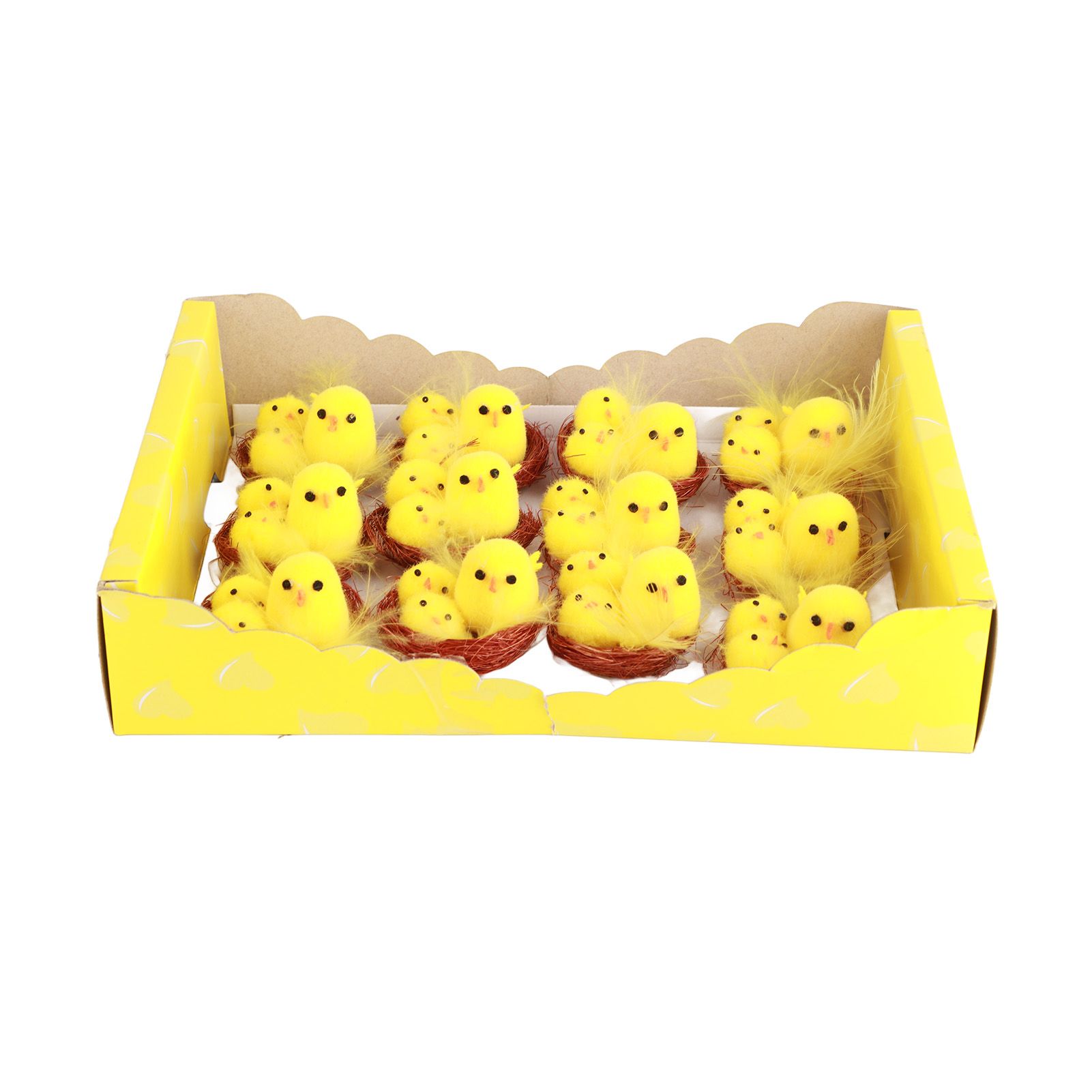 12 Pcs Mini Easter Chicks Yellow Easter Decoration Toy Spring Home Garden view 11