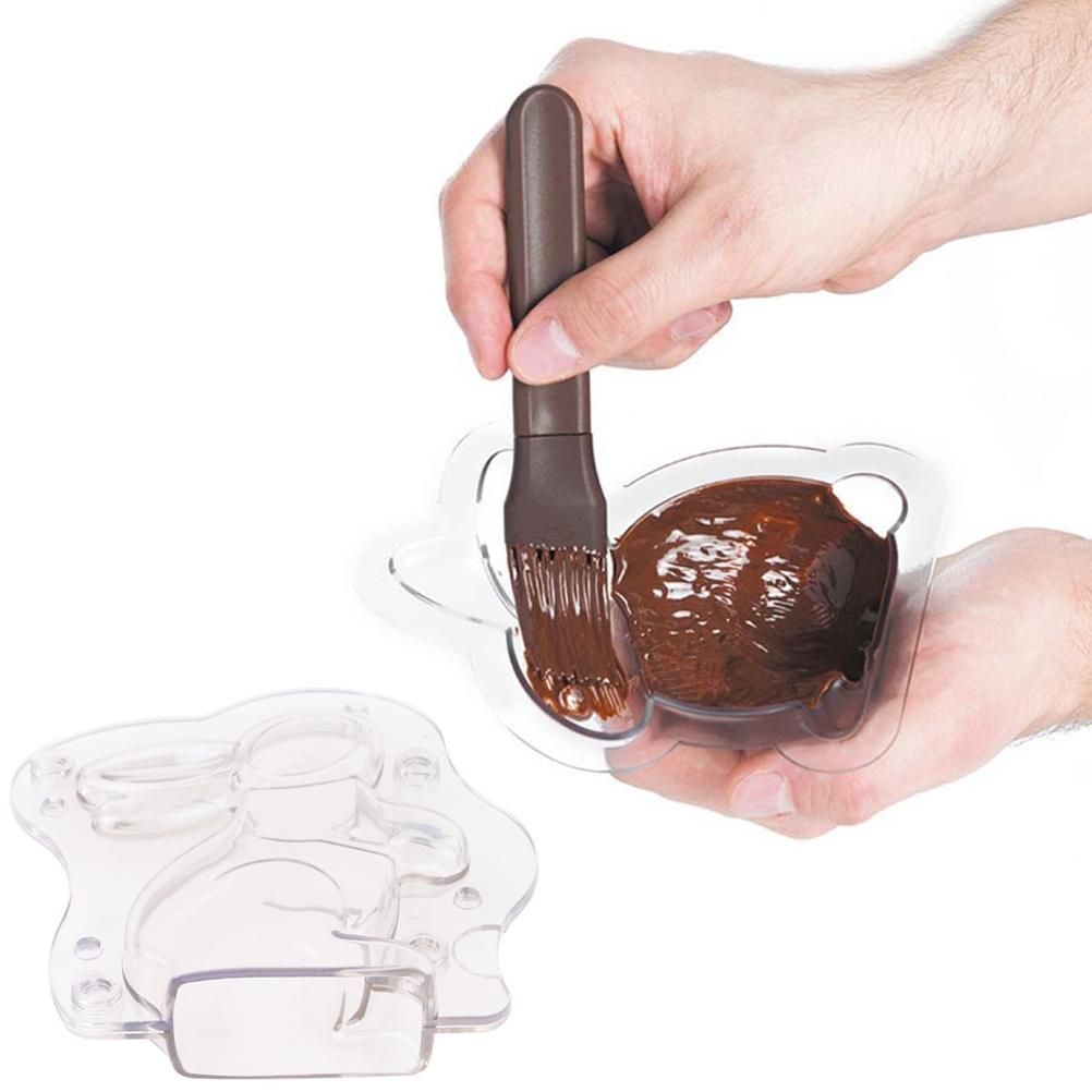 3D Easter Bunny Mold Chocolate Candy Cake Jelly Baking Tools Non Stick DIY view 2