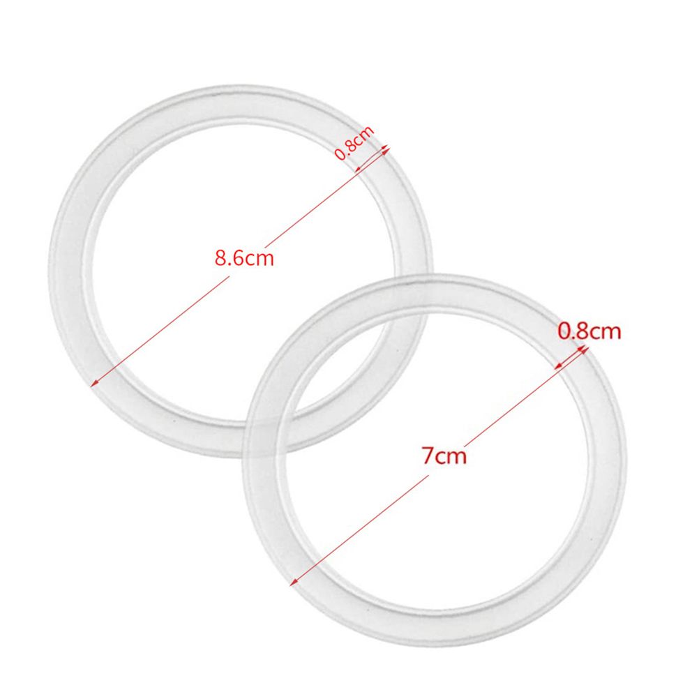 10Pcs Silicone Jar Gaskets Replacement Airtight Silicone Gasket Sealing Rings view 10