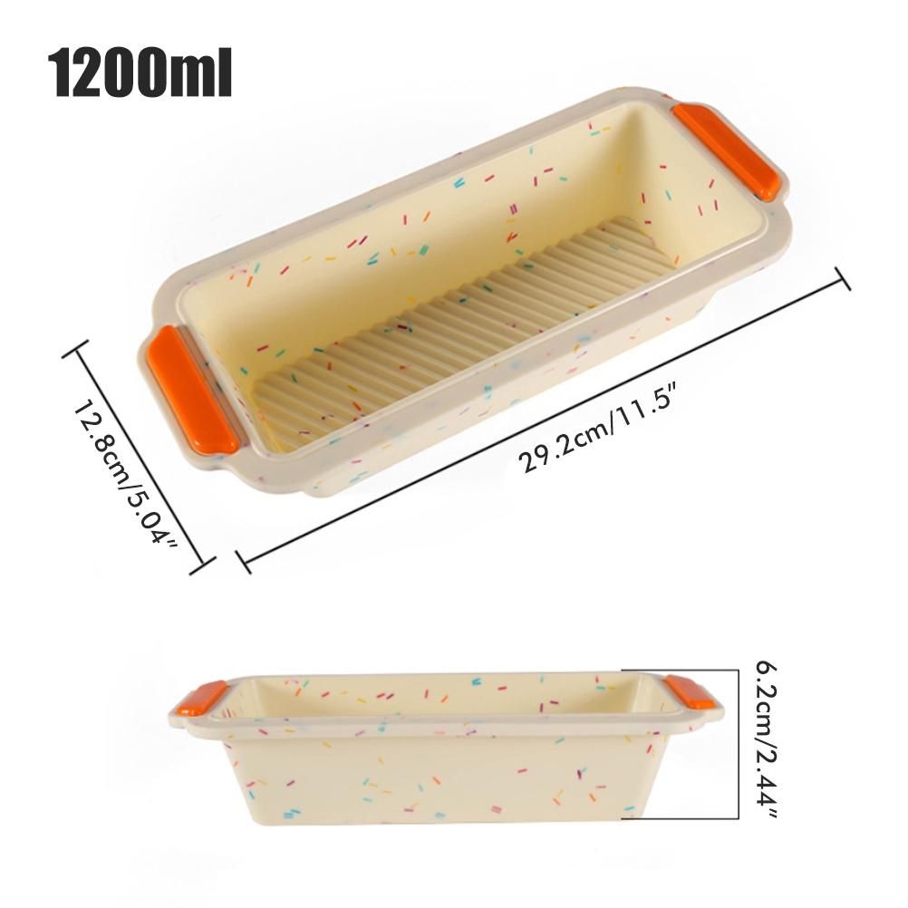 Silicone Baking Mold Loaf Bread Tray Rectangular Bread Baking Tool for DIY view 2