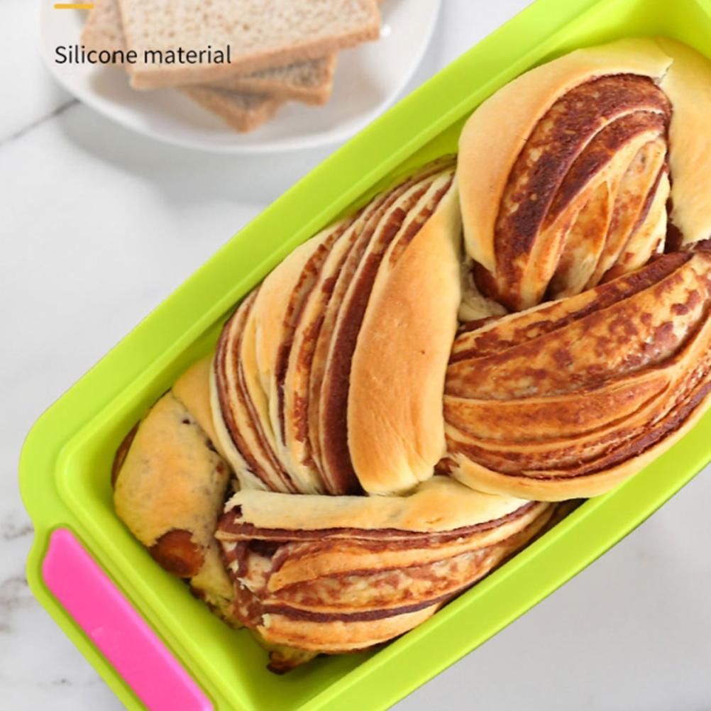 Silicone Baking Mold Loaf Bread Tray Rectangular Bread Baking Tool for DIY view 6
