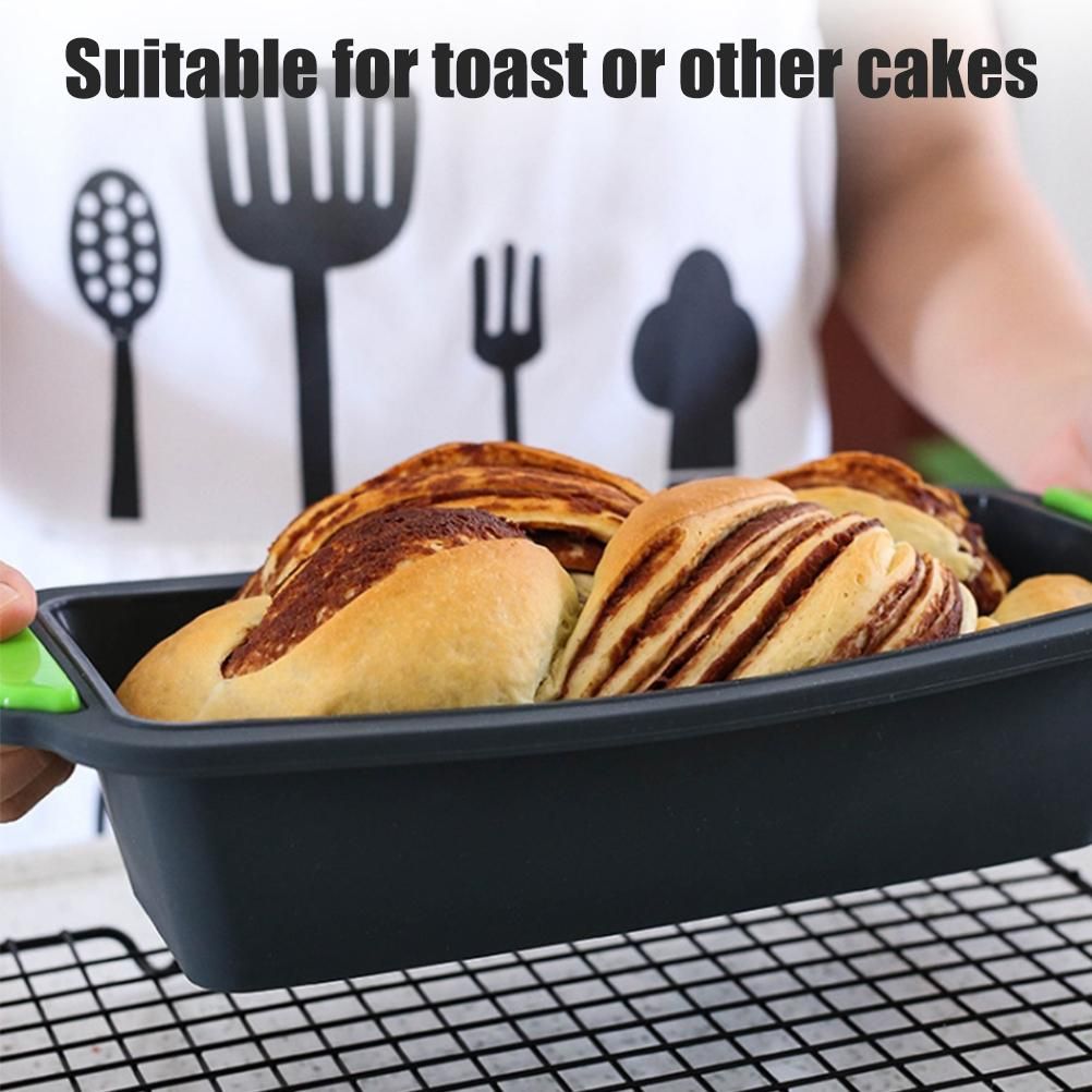 Silicone Baking Mold Loaf Bread Tray Rectangular Bread Baking Tool for DIY view 8