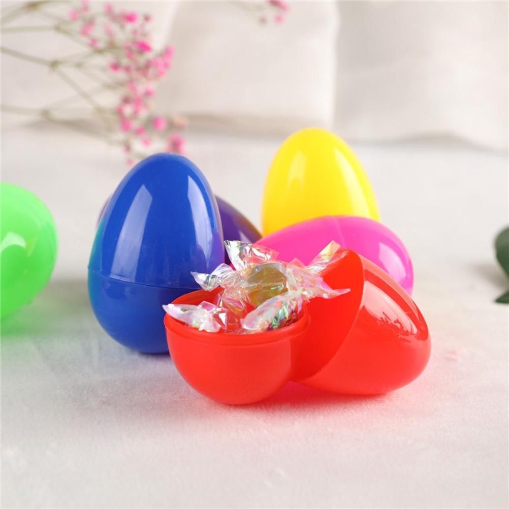 12PCS Colorful Easter Eggs Fillable Easter Eggs Crafts Basket Stuffers for view 5