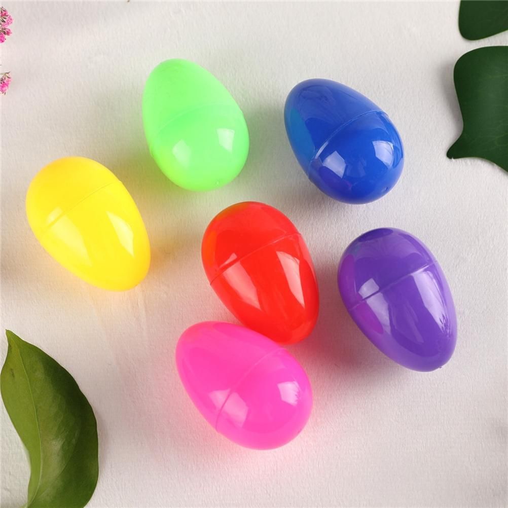 12PCS Colorful Easter Eggs Fillable Easter Eggs Crafts Basket Stuffers for view 6