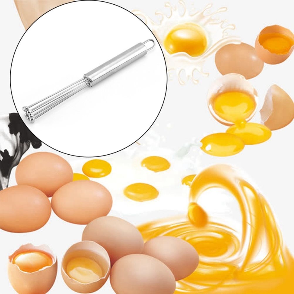 Stainless Steel Balls Whisk Egg Beater Mixing Cooking Tools Firm Durable Cream view 7