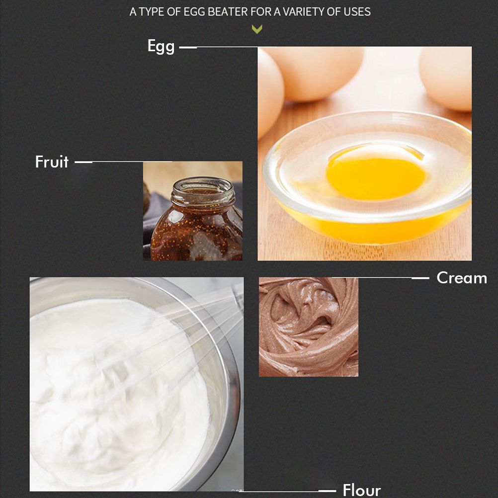 Stainless Steel Balls Whisk Egg Beater Mixing Cooking Tools Firm Durable Cream view 10