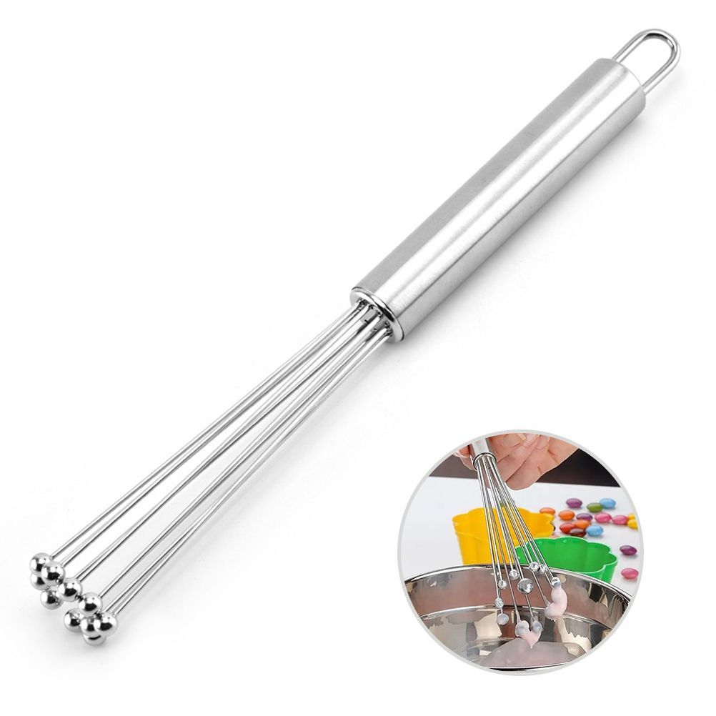 Stainless Steel Balls Whisk Egg Beater Mixing Cooking Tools Firm Durable Cream view 13