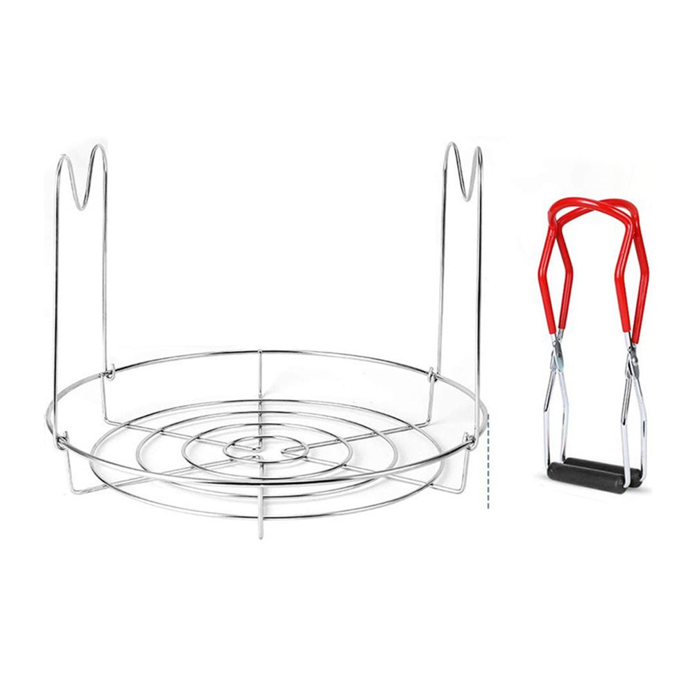 Canning Rack Stainless Steel Canning Jar Rack and Canning Tongs for Regular — image 1