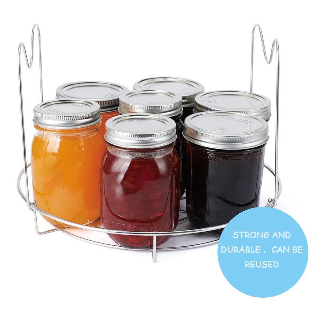 Canning Rack Stainless Steel Canning Jar Rack and Canning Tongs for Regular view 2