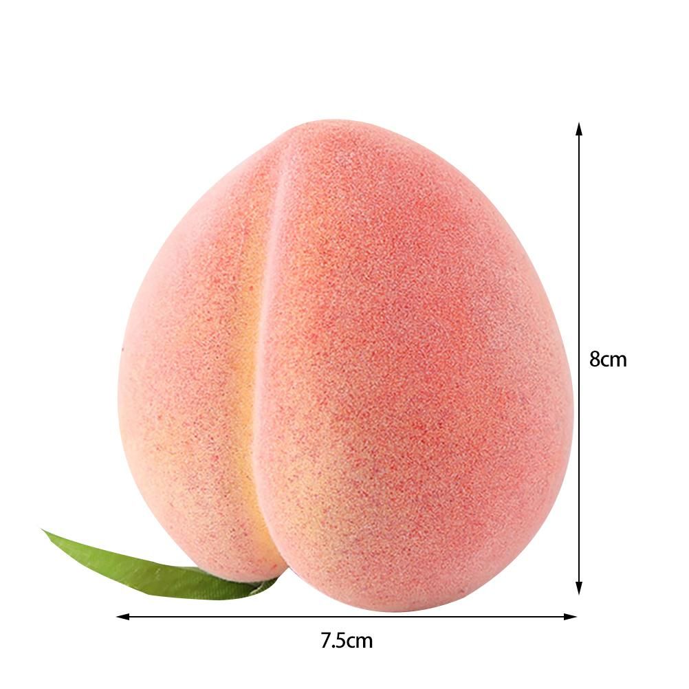 6PCS Artificial Peaches Simulation Peaches Fruits Vivid Props for Home Fruit view 5