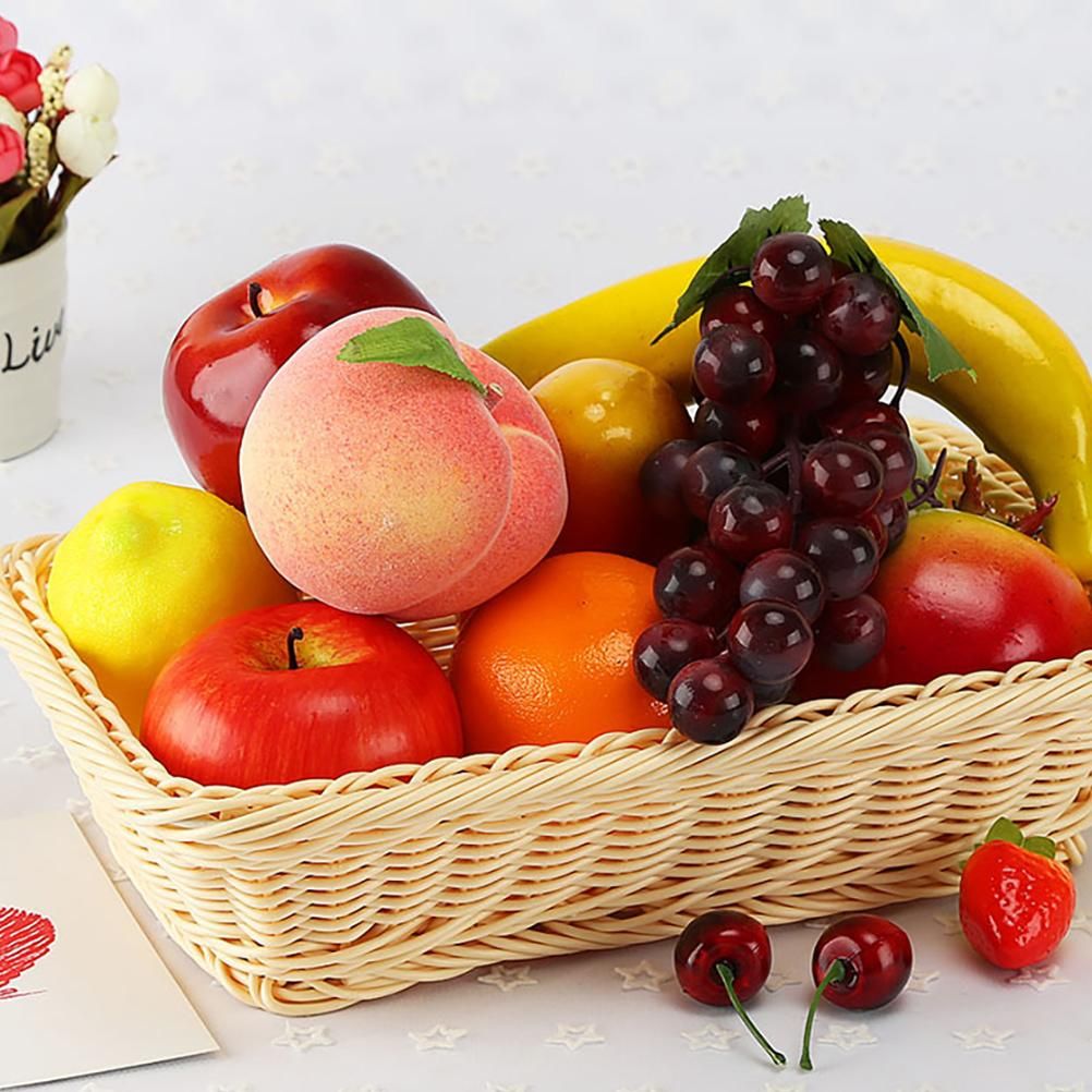 6PCS Artificial Peaches Simulation Peaches Fruits Vivid Props for Home Fruit view 11