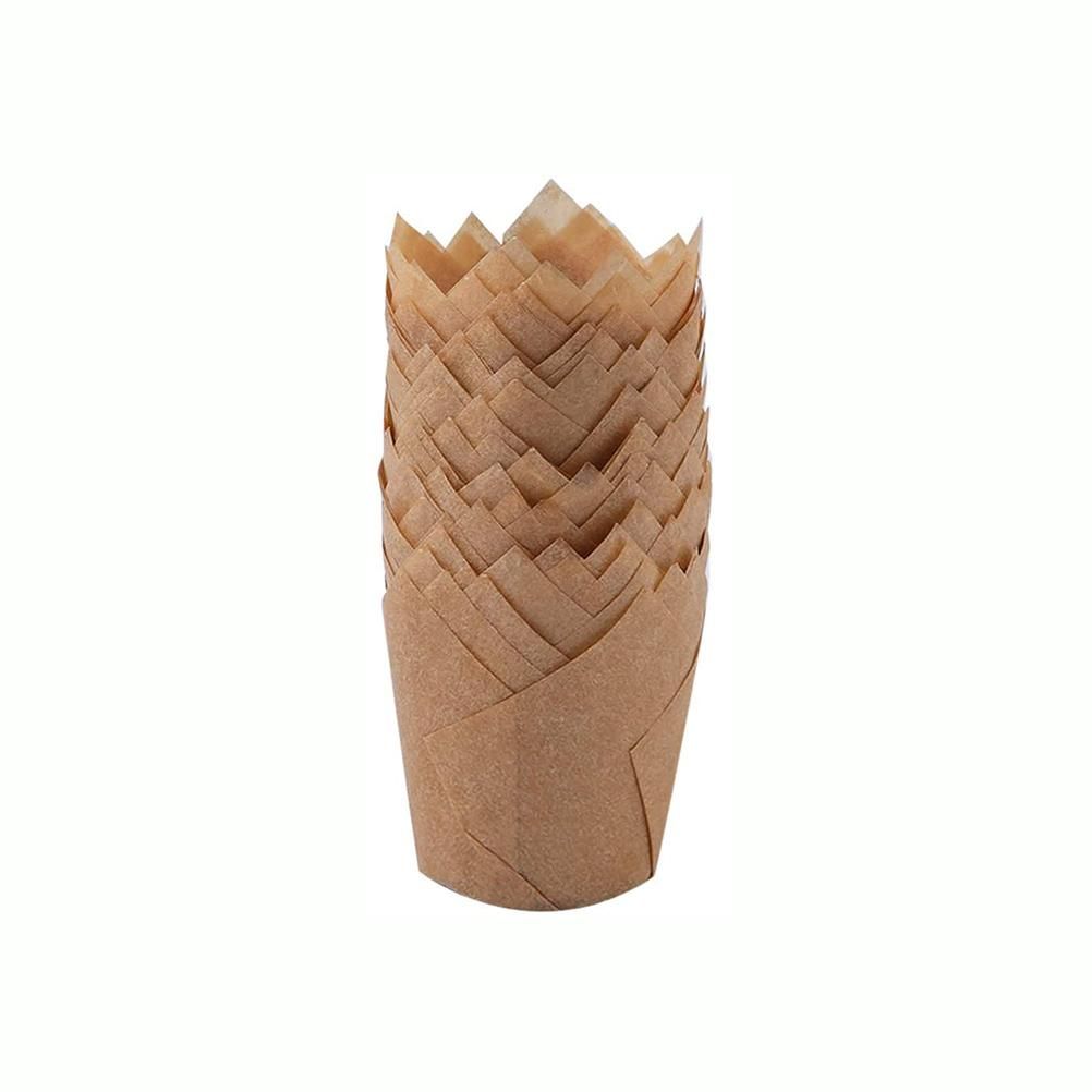 150 Pieces Mini Baking Cups Tulip Baking Cups Cupcake Liners Muffin Liners for
