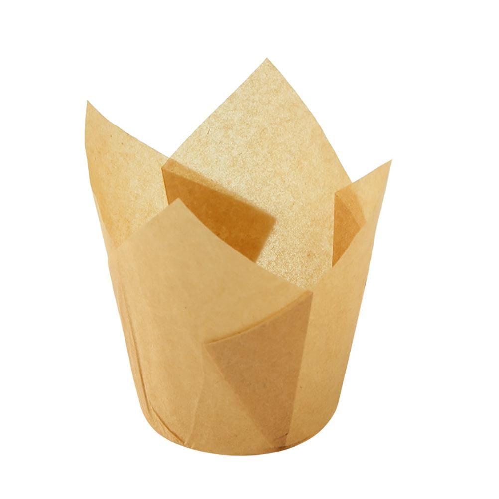 150 Pieces Mini Baking Cups Tulip Baking Cups Cupcake Liners Muffin Liners for view 2