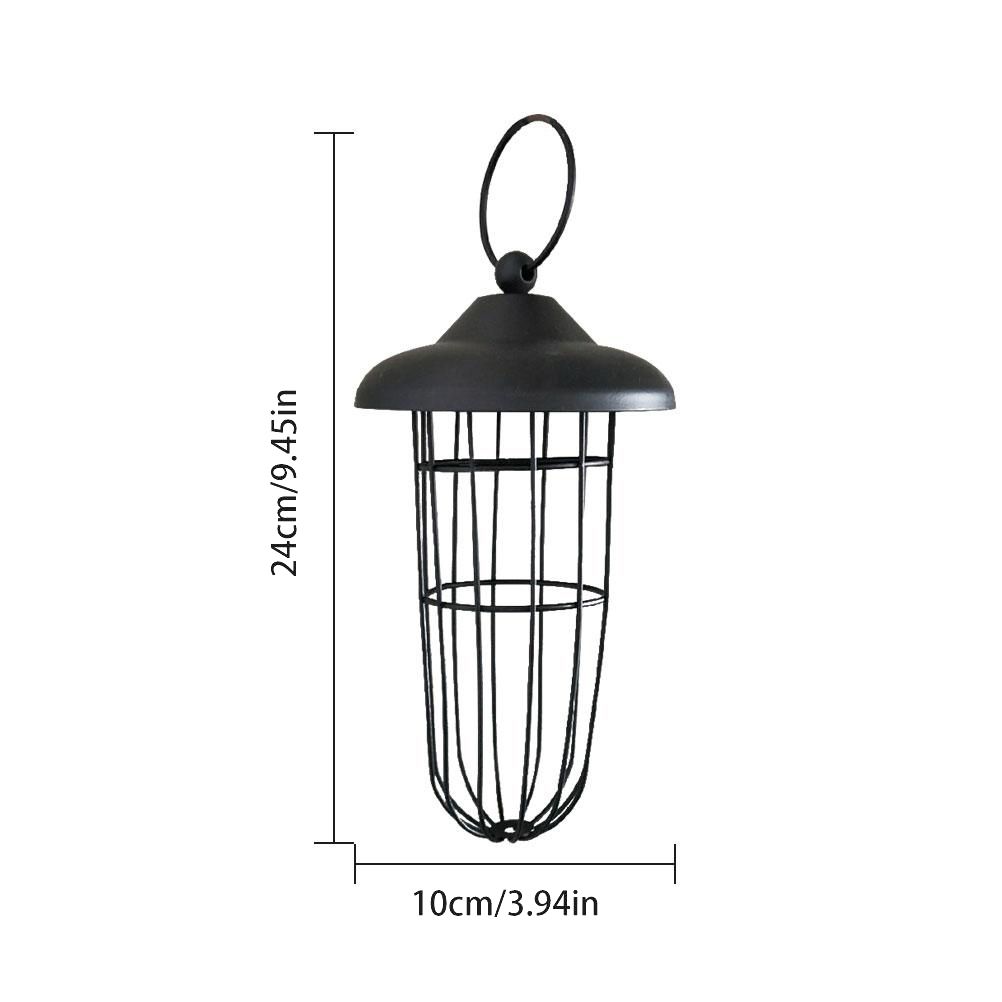 Outdoor Bird Feeder Hanging Fat Ball Holder Metal Bird Feeder Bird Food Dispenser view 2