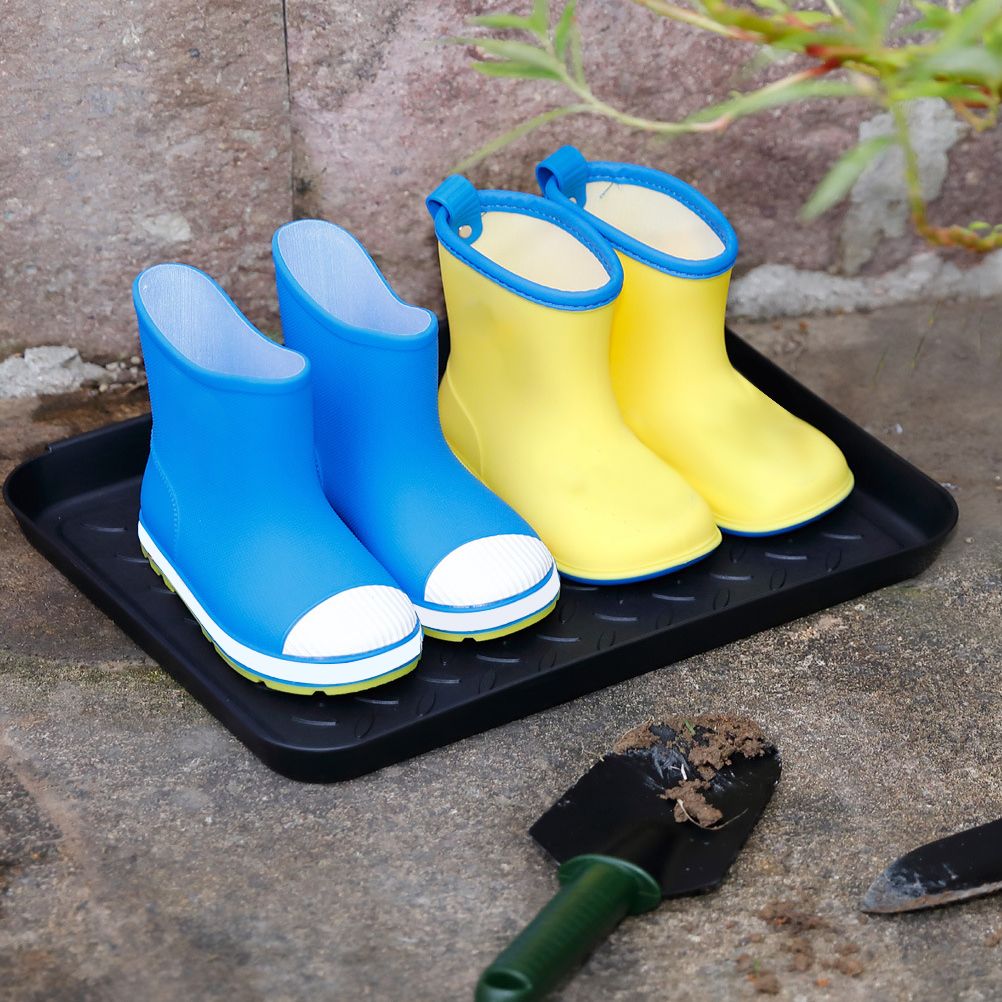 3Pcs Washable Boot Tray Garden Shoe Plate Multifunctional Tray for Plants Pets view 5