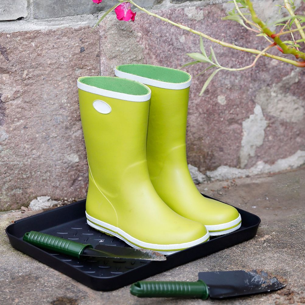 3Pcs Washable Boot Tray Garden Shoe Plate Multifunctional Tray for Plants Pets view 8