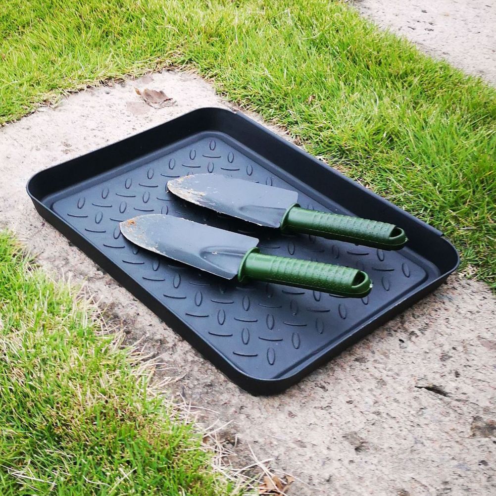 3Pcs Washable Boot Tray Garden Shoe Plate Multifunctional Tray for Plants Pets view 9