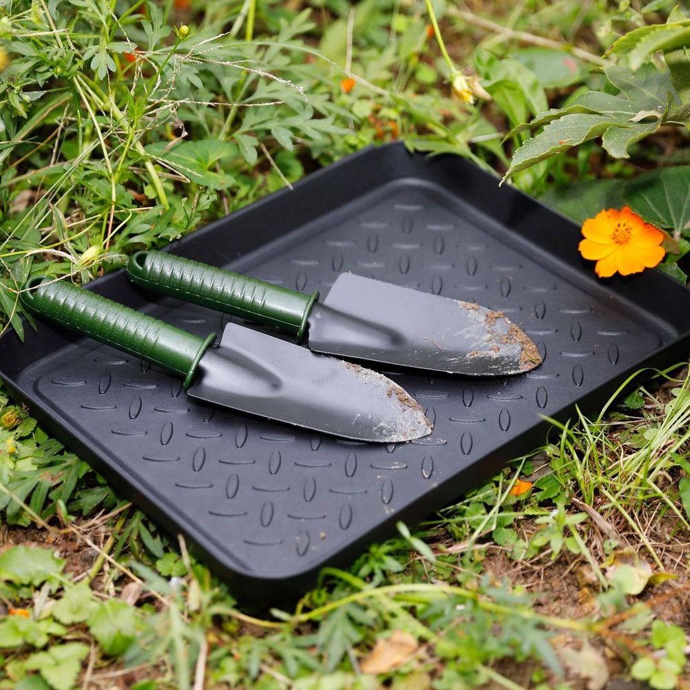 3Pcs Washable Boot Tray Garden Shoe Plate Multifunctional Tray for Plants Pets view 11