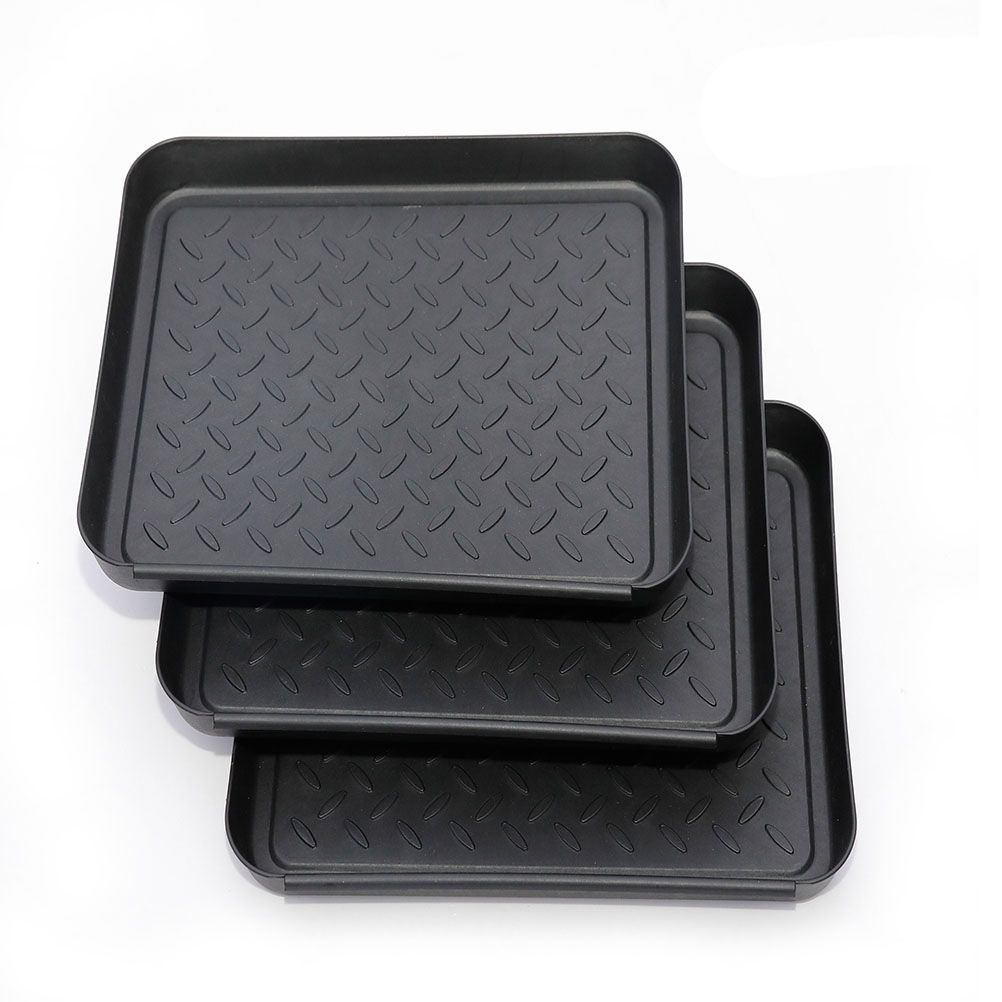 3Pcs Washable Boot Tray Garden Shoe Plate Multifunctional Tray for Plants Pets view 12