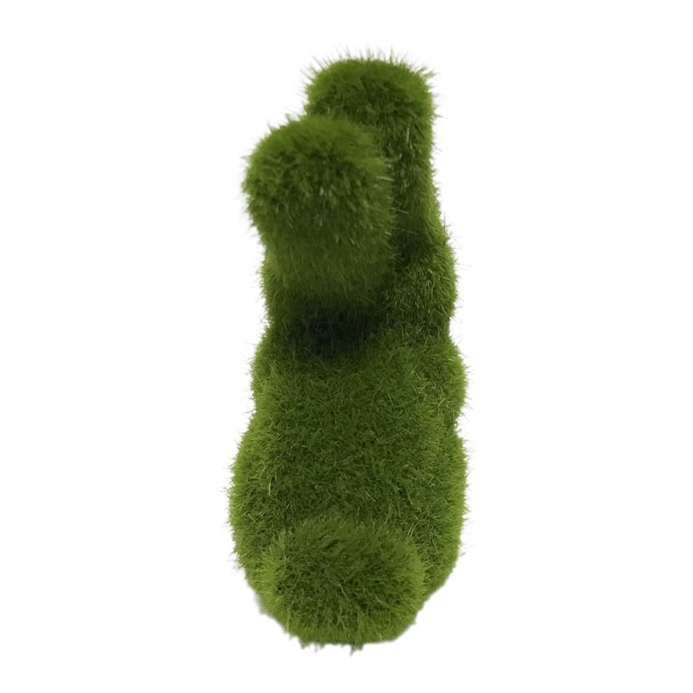 Artificial Moss Bunny Garden Statues Ornaments Durable Lightweight Artificial view 4