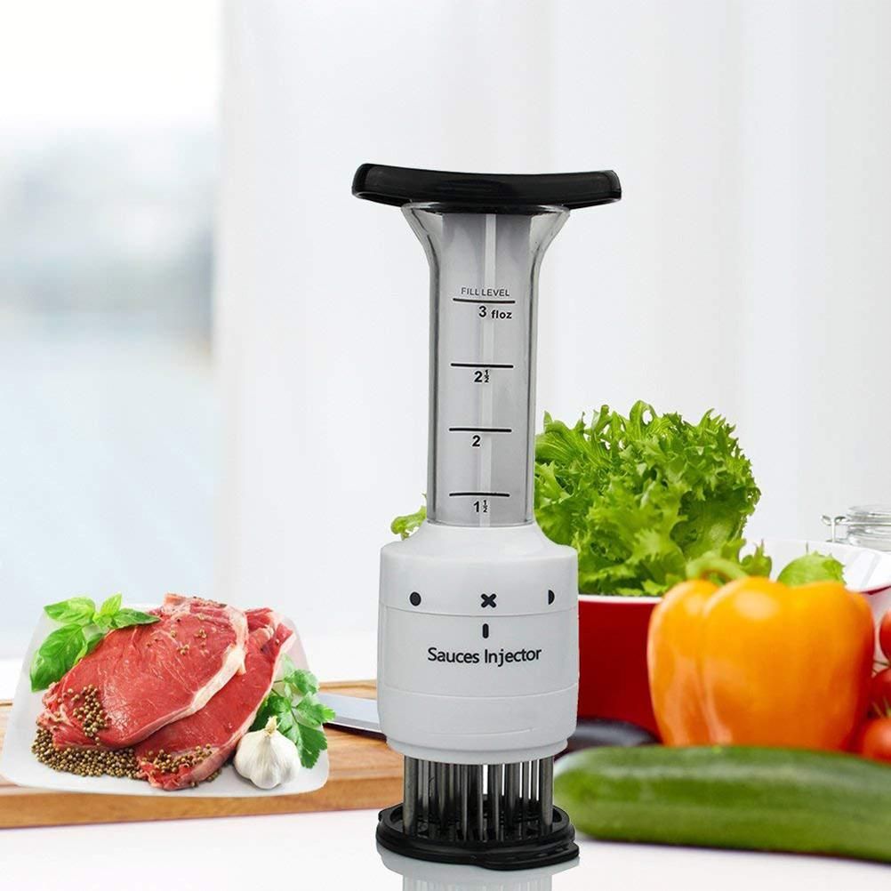Sauce Injector Meat Marinade Injector with 27 Stainless Steel Needle 3 Oz view 7