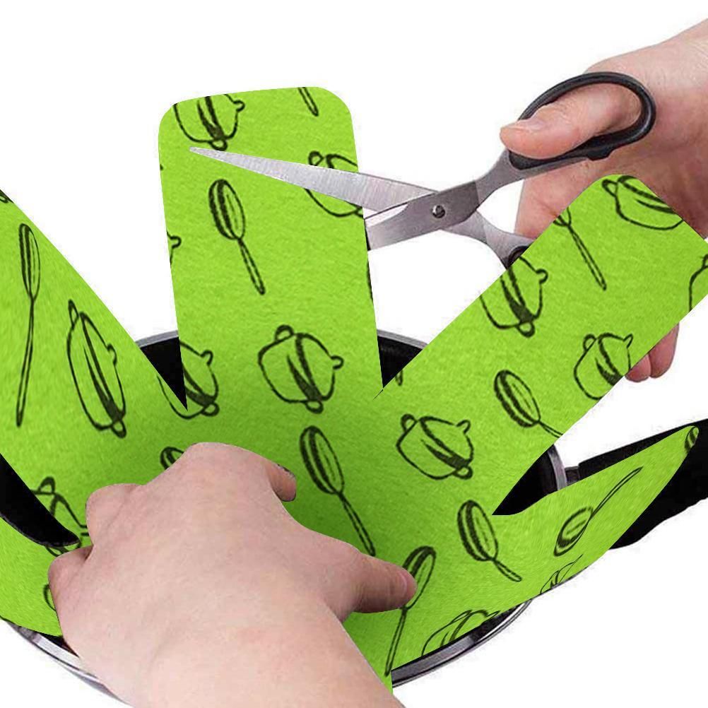 12pcs Pot Pan Protectors Non Woven Divider Pads Reusable Pot Protection Pads view 8