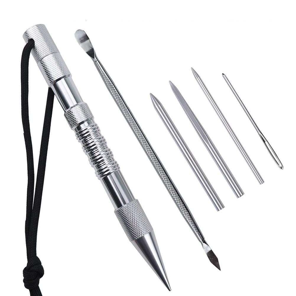 6/12 Pcs Umbrella Rope Knitting Needle Set Nail Paracord Needle Spike with view 2