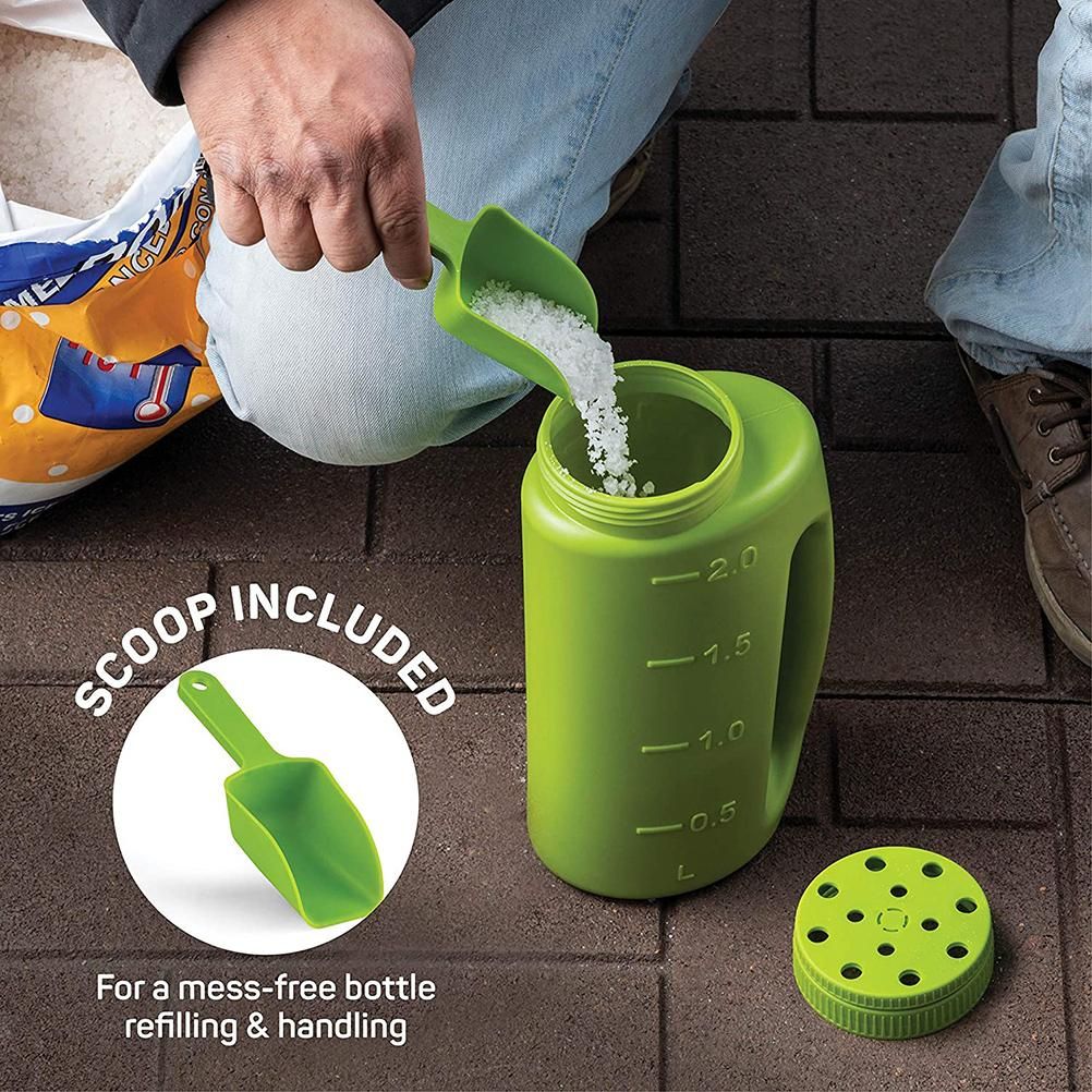 Hand Held Spreader Hand Spreader Shaker Fertilizer Salt Spreader Ice Salt view 7