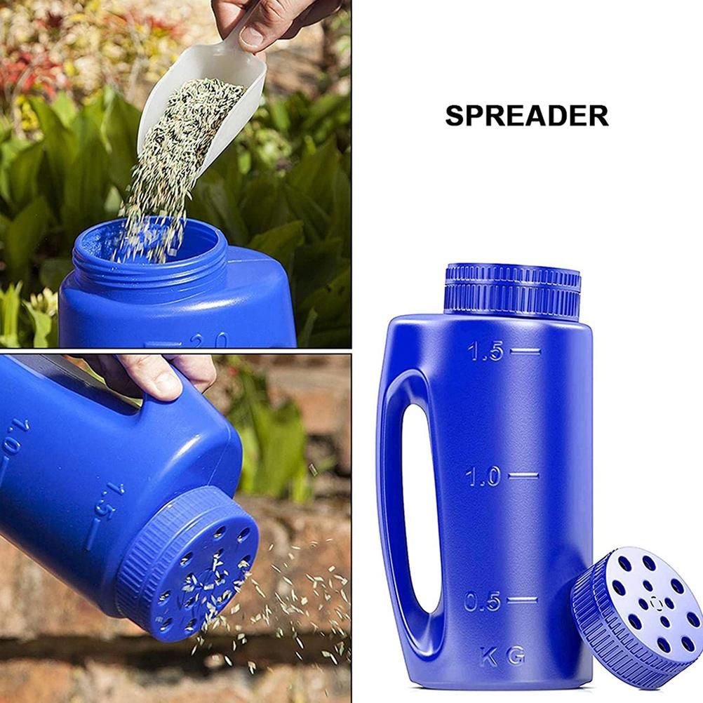Hand Held Spreader Hand Spreader Shaker Fertilizer Salt Spreader Ice Salt view 3