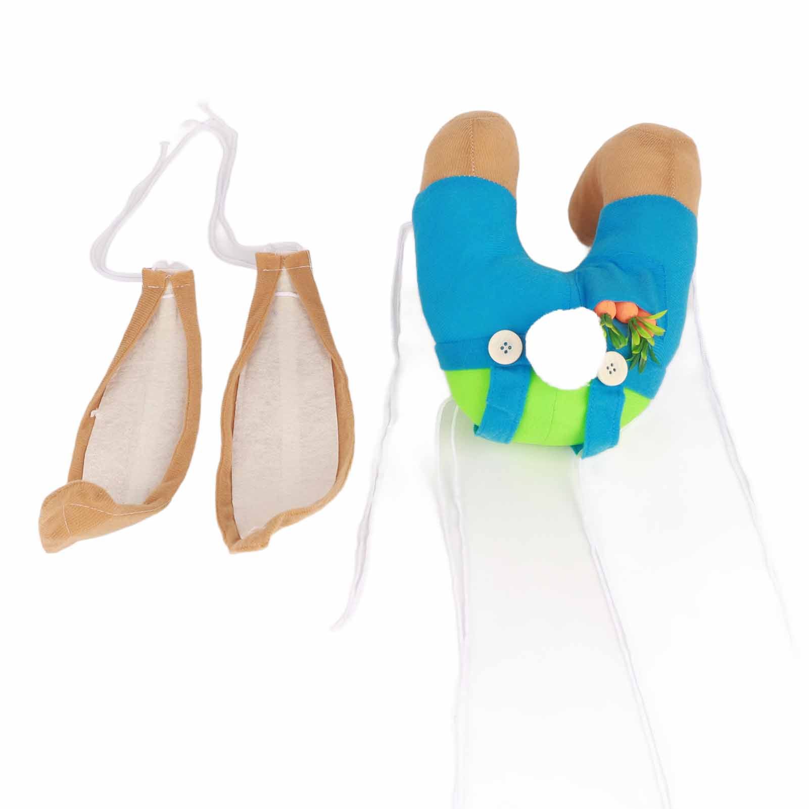 Easter Bunny Wreath Bunny Butt Ears Wreath Cartoon Bunny Shape Wreath Easter view 4