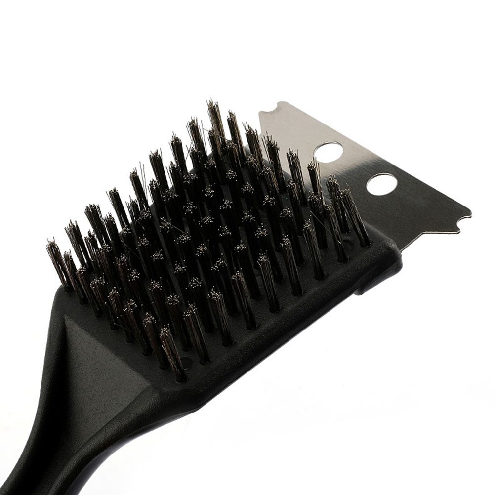 2Pcs BBQ Grill Brushes Stainless Steel Bristles Cleaning Brushes Barbecue view 4