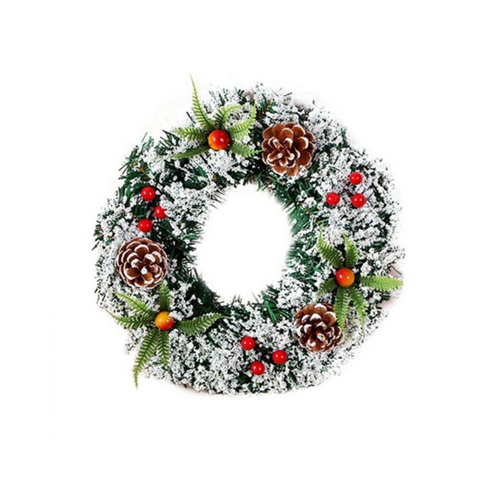 20cm/30cm/40cm Artificial Christmas Wreath Christmas Garland for Your Front