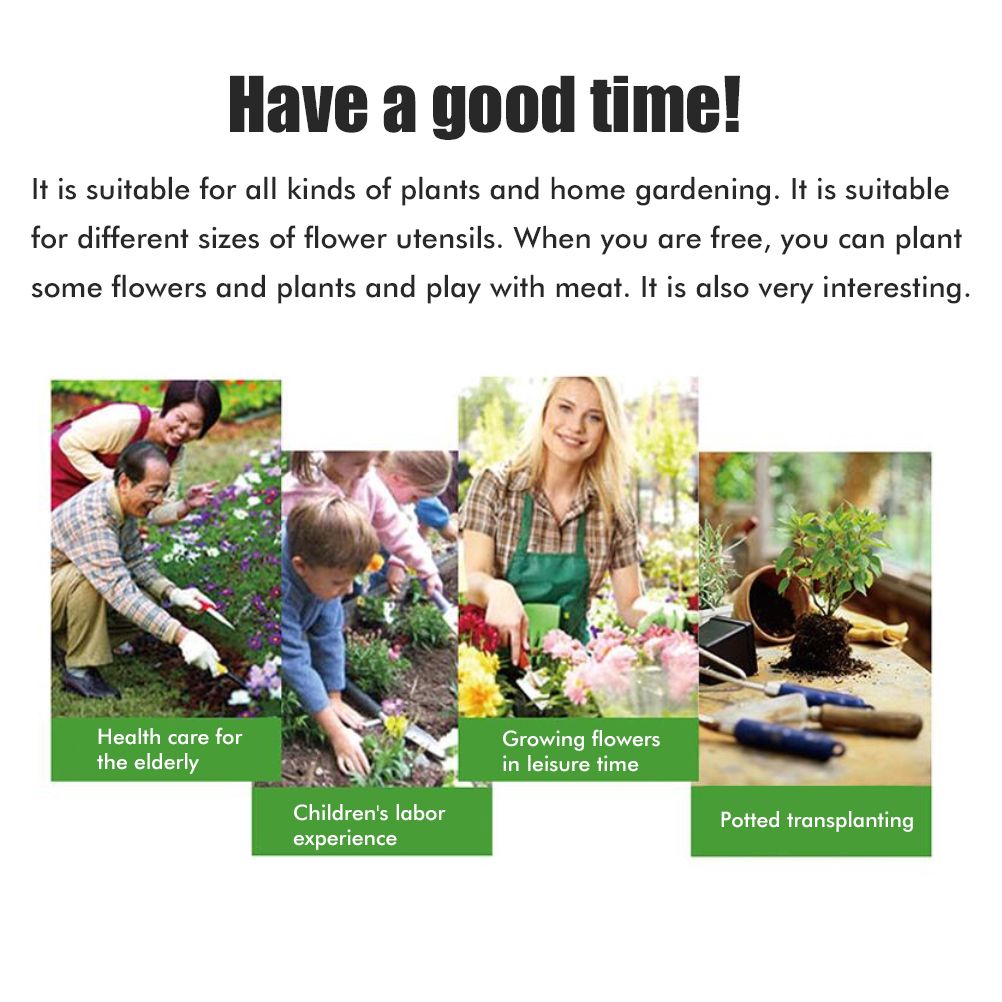 3PCS/Set Wooden Handle Mini Gardening Potted Tool Gardening Shovel Rake Fork view 5