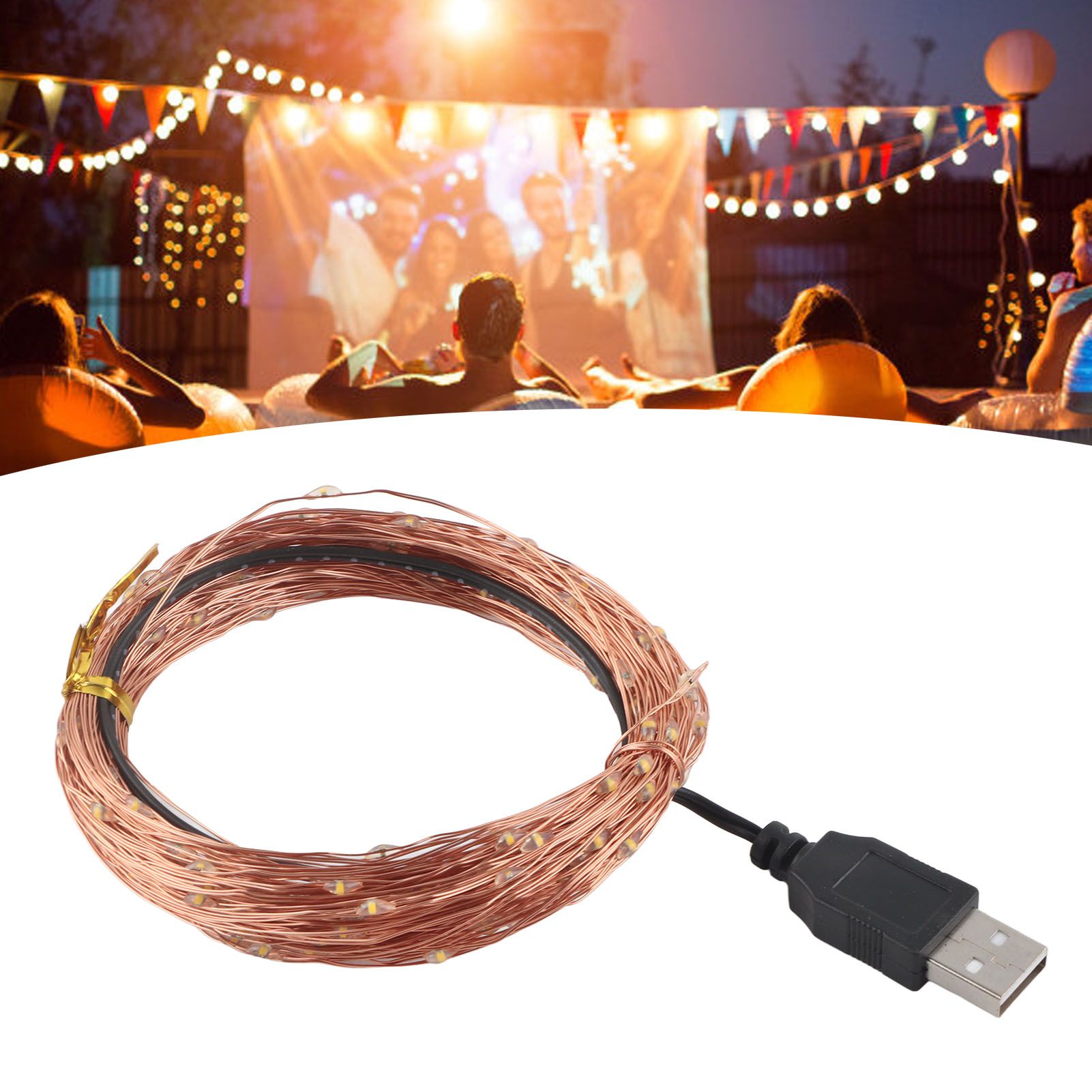 Fairy Lights USB Powered String Lights Holiday Lights Fairy String Lights for view 12