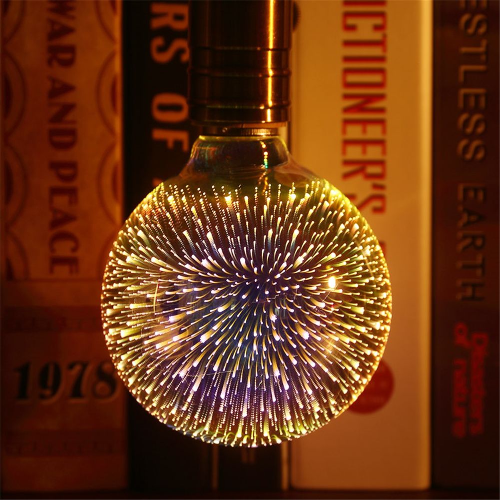3D Firework LED Bulb LED Light Bulbs 3D Firework Effect 4W E27 Firework LED view 3