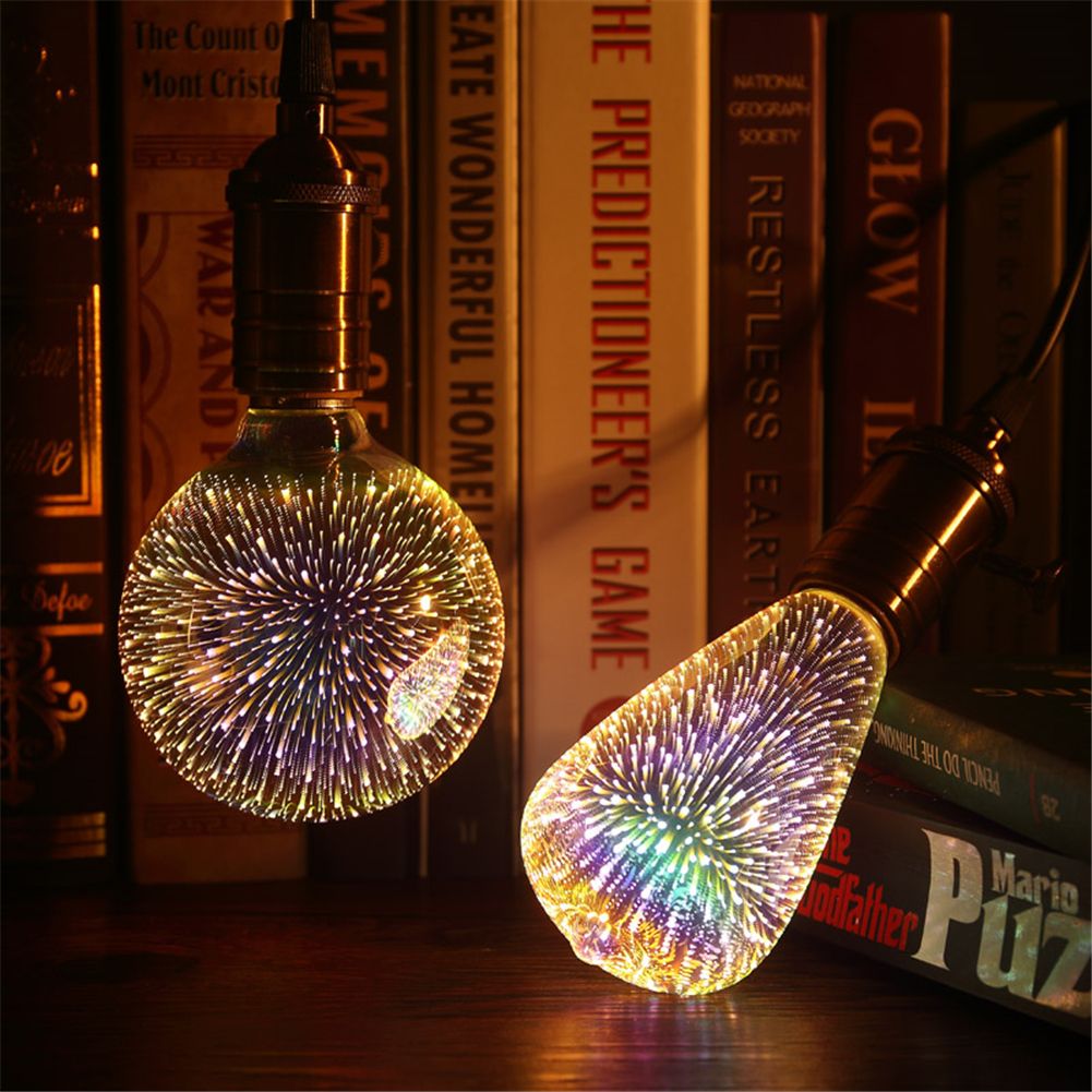 3D Firework LED Bulb LED Light Bulbs 3D Firework Effect 4W E27 Firework LED view 4