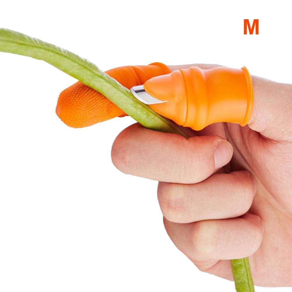 Picking Thumb Cutter Finger Sleeve Set Picking Tool for Harvesting Plant view 4