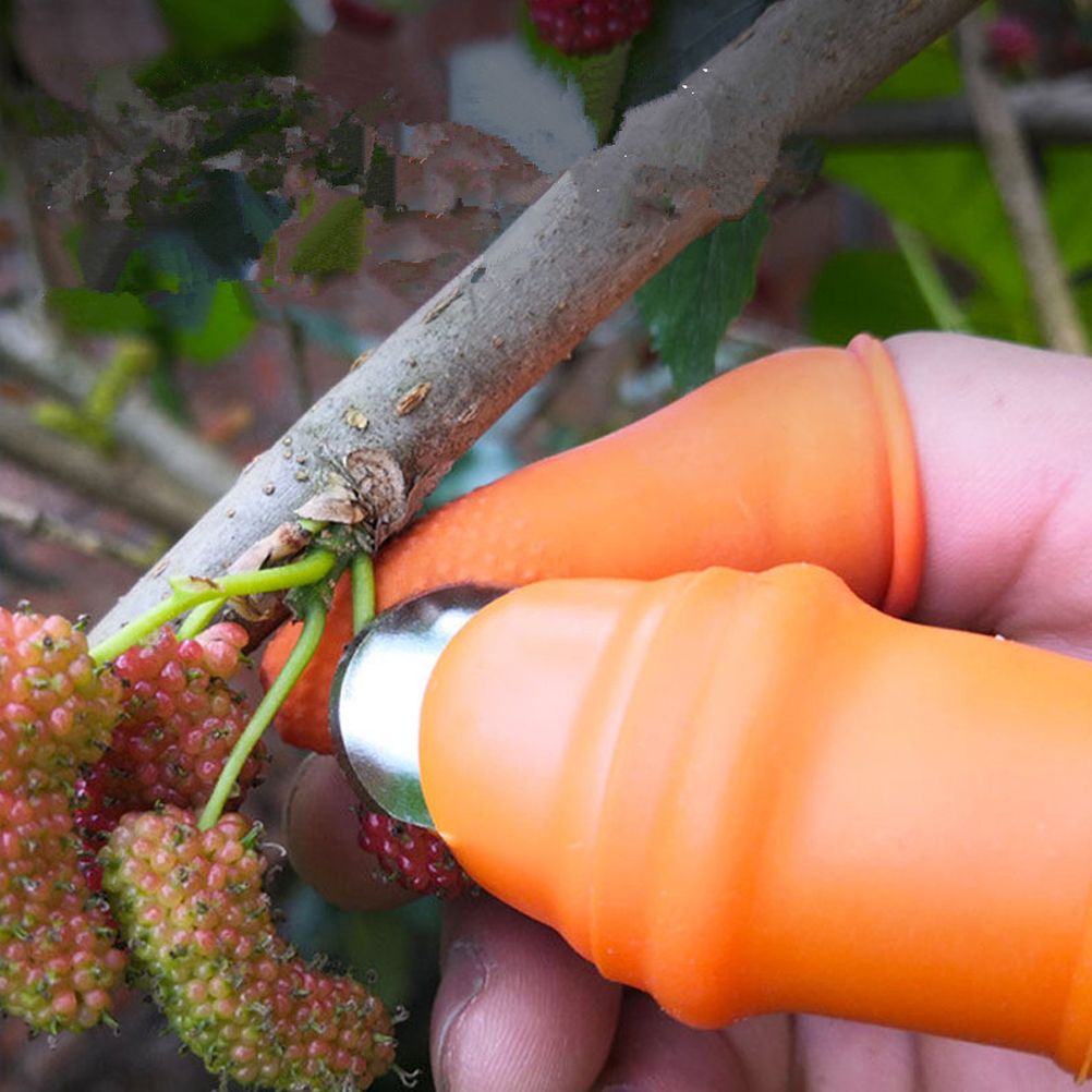 Picking Thumb Cutter Finger Sleeve Set Picking Tool for Harvesting Plant view 11