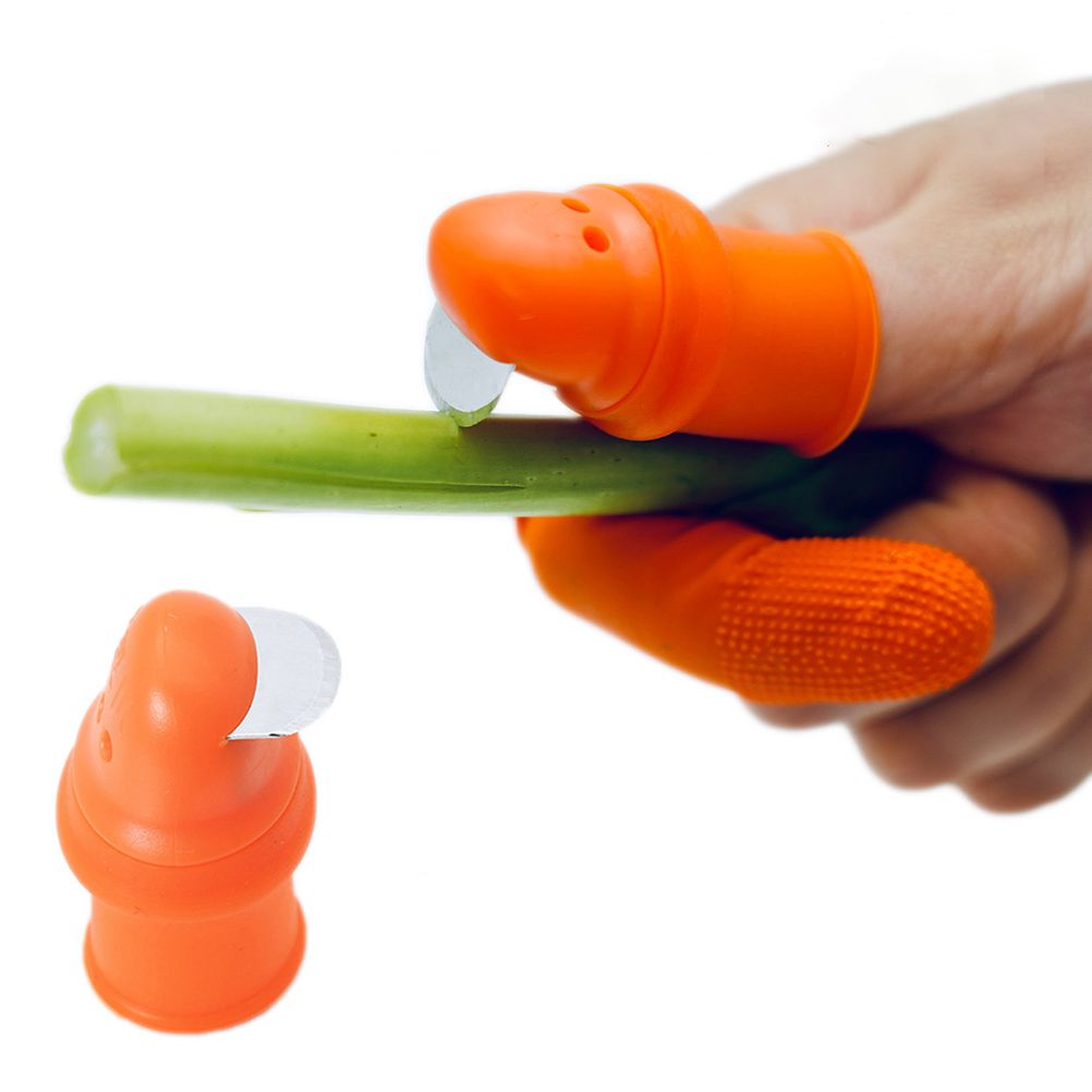 Picking Thumb Cutter Finger Sleeve Set Picking Tool for Harvesting Plant view 2