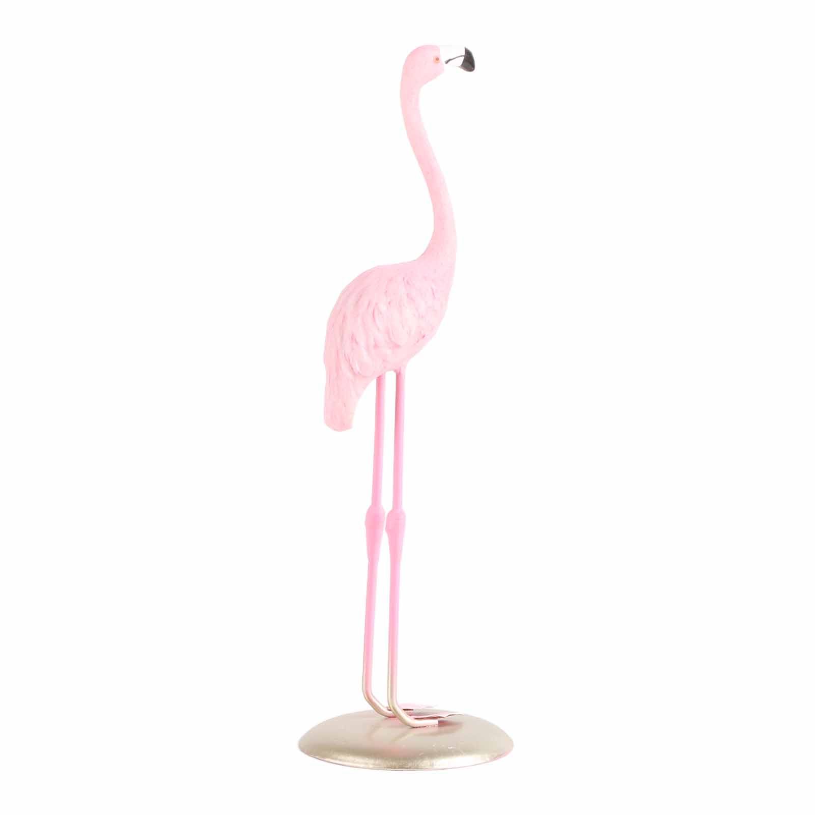 Cute Resin Pink Flamingo Ornament Tabletop Decoration Living Room Decoration view 2