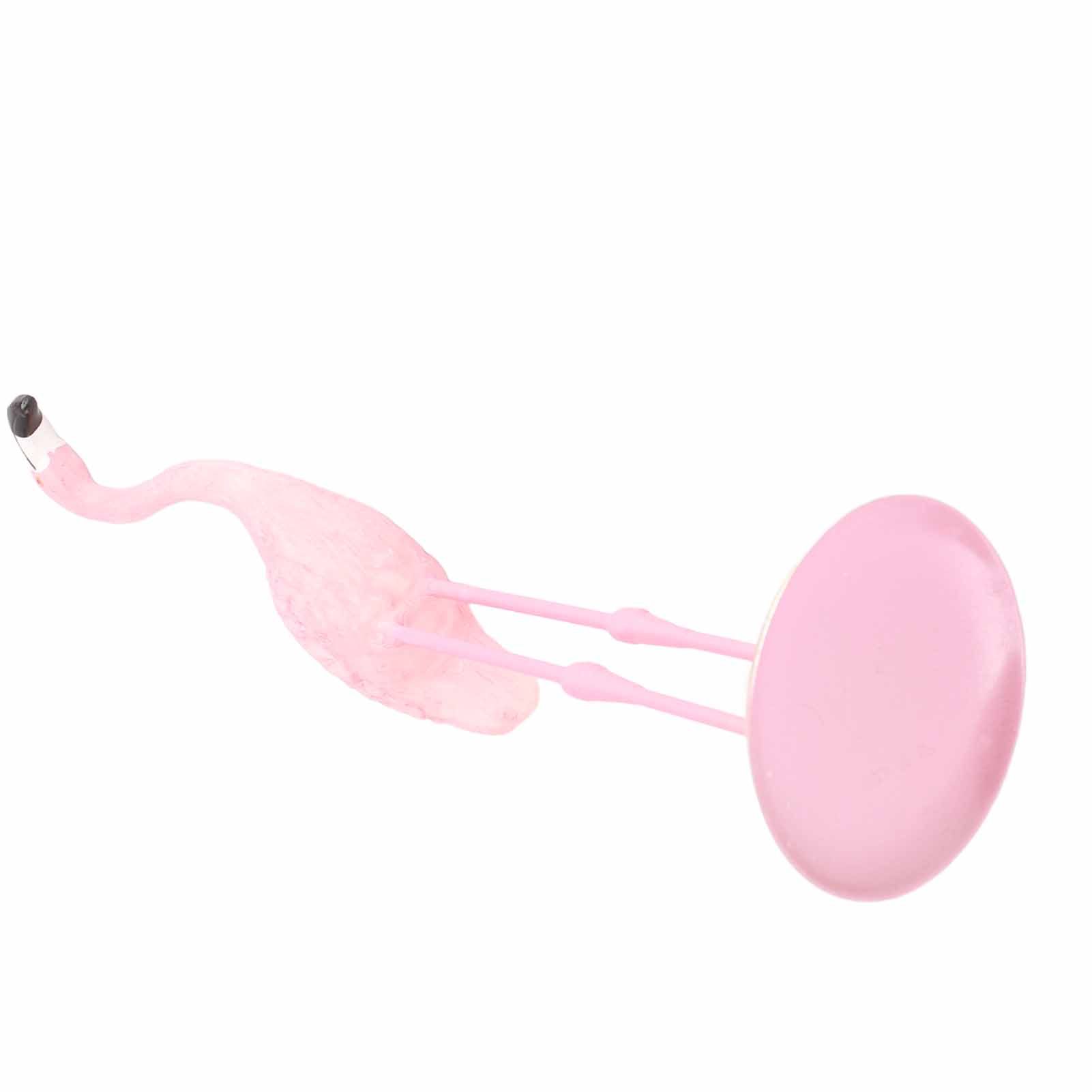 Cute Resin Pink Flamingo Ornament Tabletop Decoration Living Room Decoration view 8