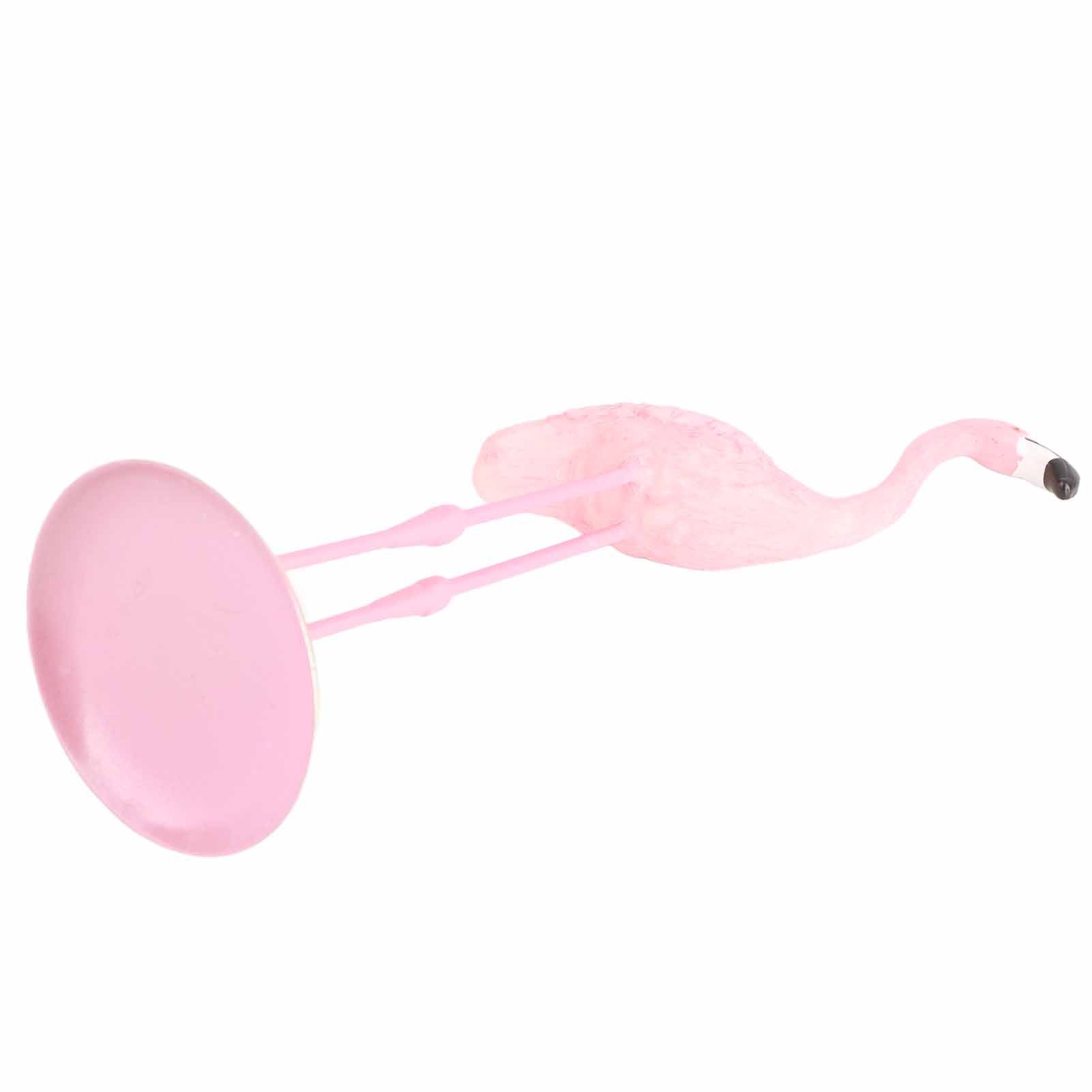 Cute Resin Pink Flamingo Ornament Tabletop Decoration Living Room Decoration view 9