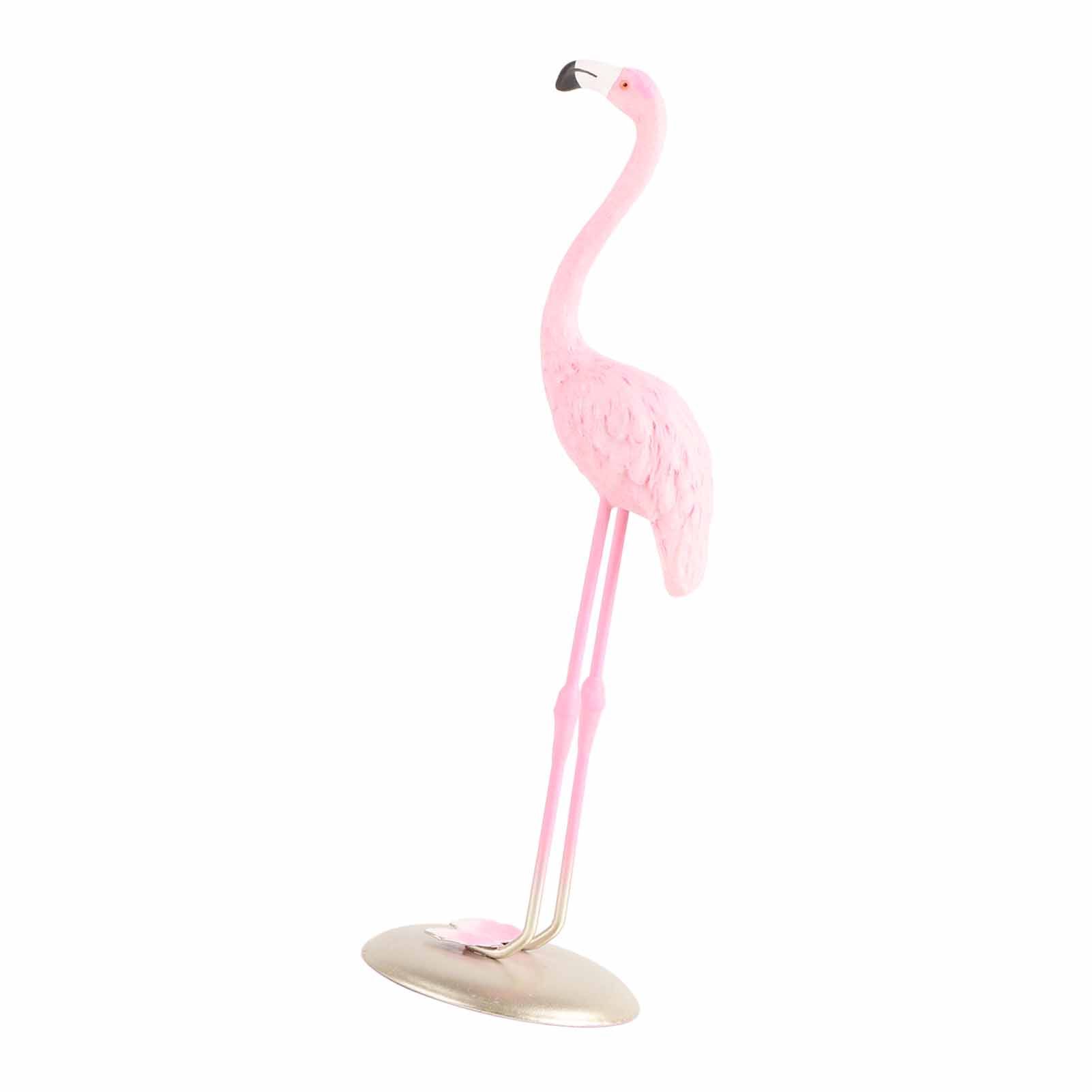 Cute Resin Pink Flamingo Ornament Tabletop Decoration Living Room Decoration view 11