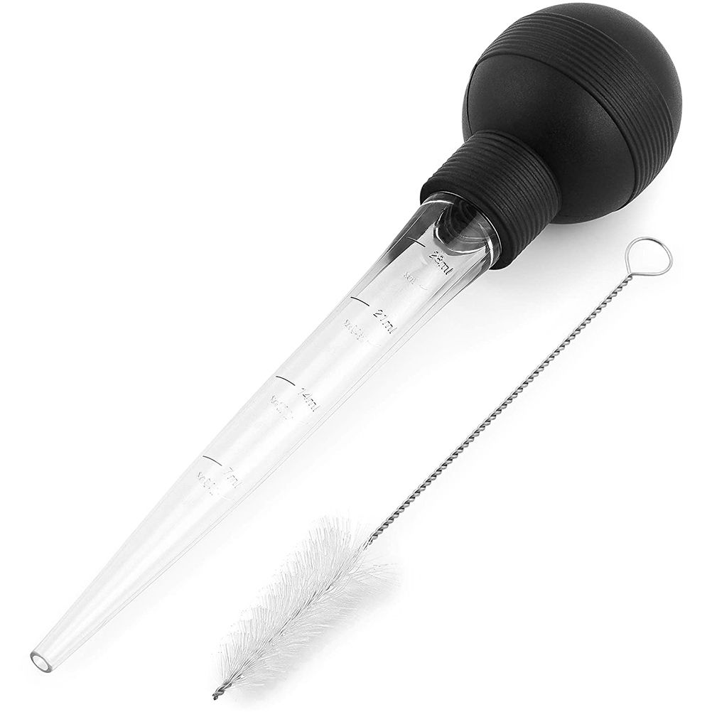 Turkey Oil Dropper with Brush Chicken Barbecue Food Baster Barbecue Pipe